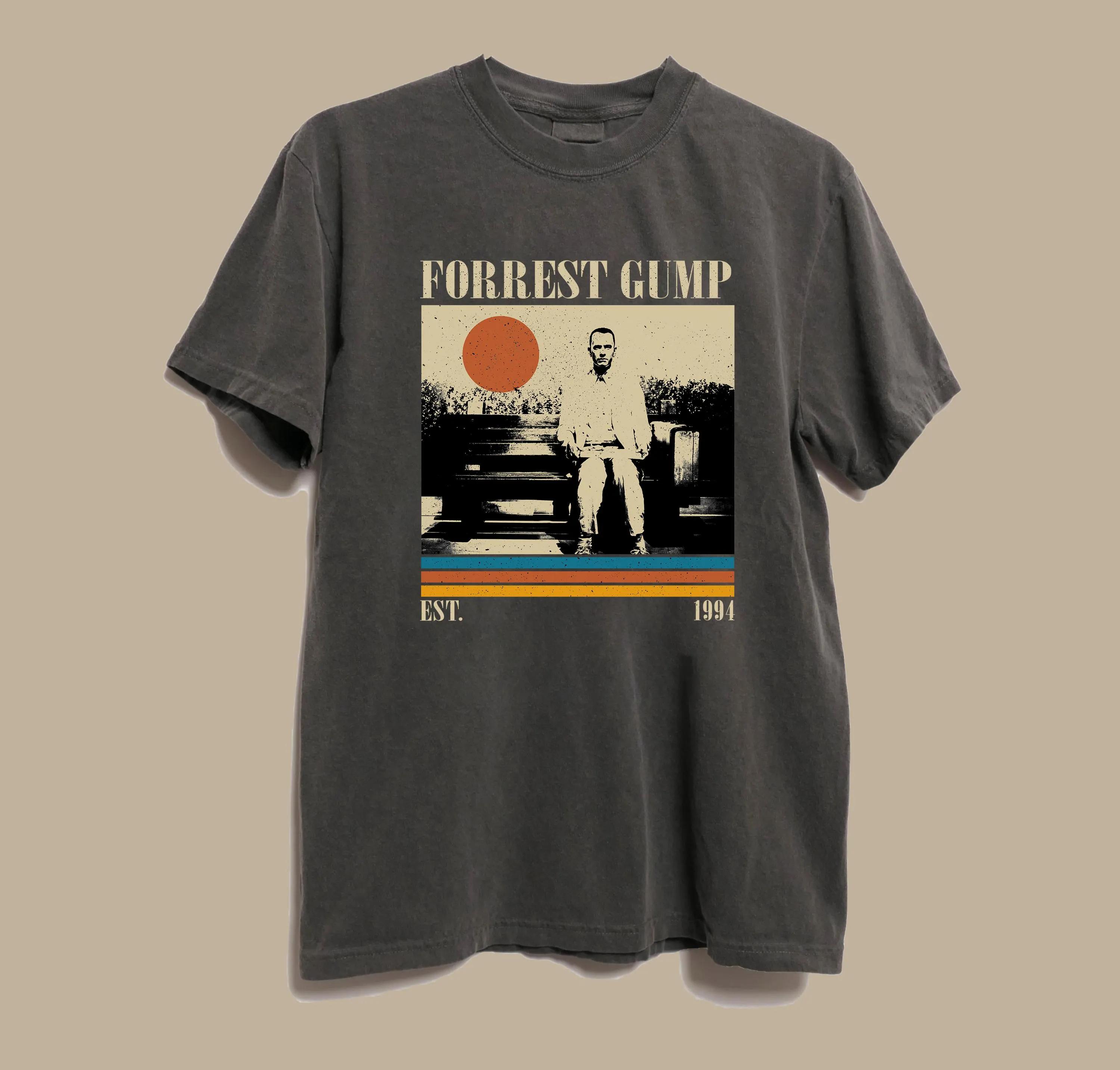 

FORREST GUMP Printed Tshirt Women and Unisex Inspirational Movie Theme Top SpringSummer Loose Short Sleeve Unisex Tshirt S