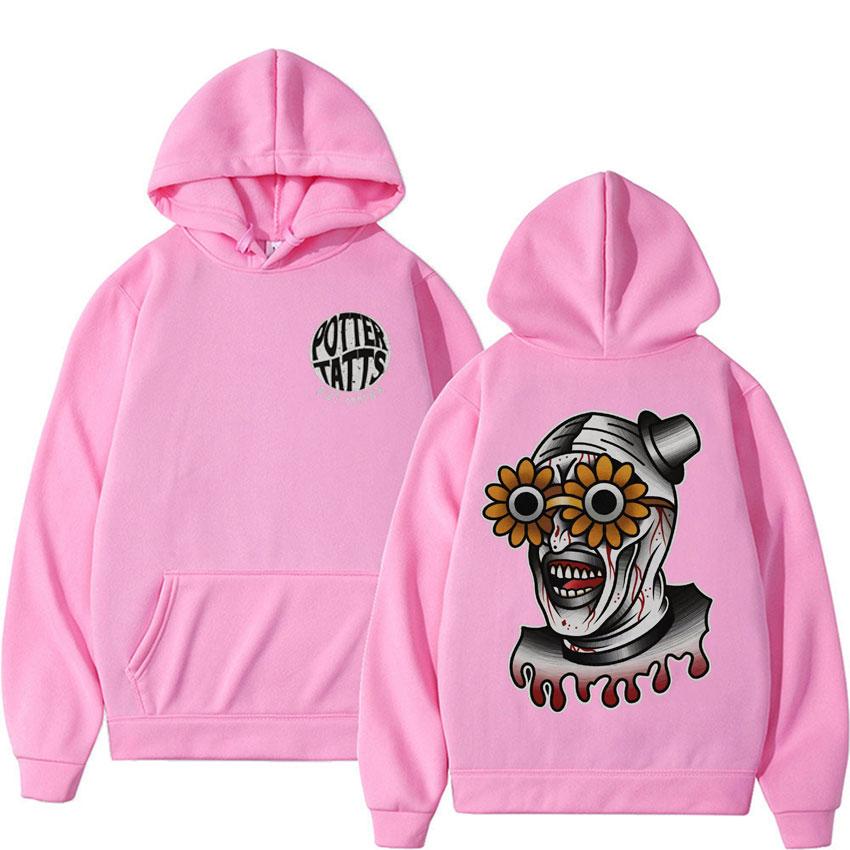 Art The Clown Iconic Horror Icon Hoodies Traditional Tattoo Style Sweatshirts Men Women Y2k Vintage Trend Gothic Hoodie