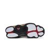 Air Jordan 13 Retro 'Olive' (Unisexo) Zapatillas de Baloncesto Vintage Negras / Rojo Gimnasio / Verde Oliva Claro / Blancas 414571 006
