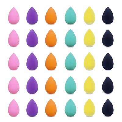 50 Pezzi Mini Uovo di Bellezza Spugnetta per Trucco Cosmetico Asciutta e Bagnata Spugna Cuscino Fondotinta in Polvere Strumento di Bellezza Accessori per il Trucco