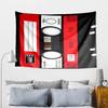 Cassette Tape Design Tapestry, Unique Design Tapestry, Wall Decor for Bedroom,Livingroom, Playroom,Heartwarming Fan Holiday Gifts