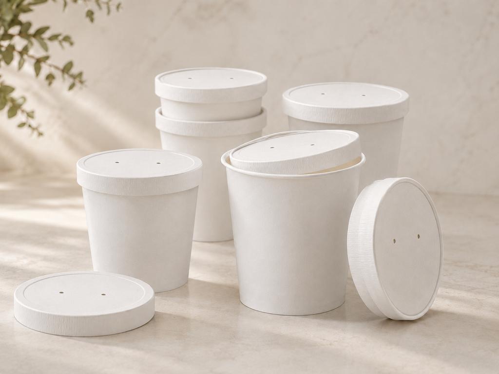 Paper Lid/Cover For A Diameter Container, .