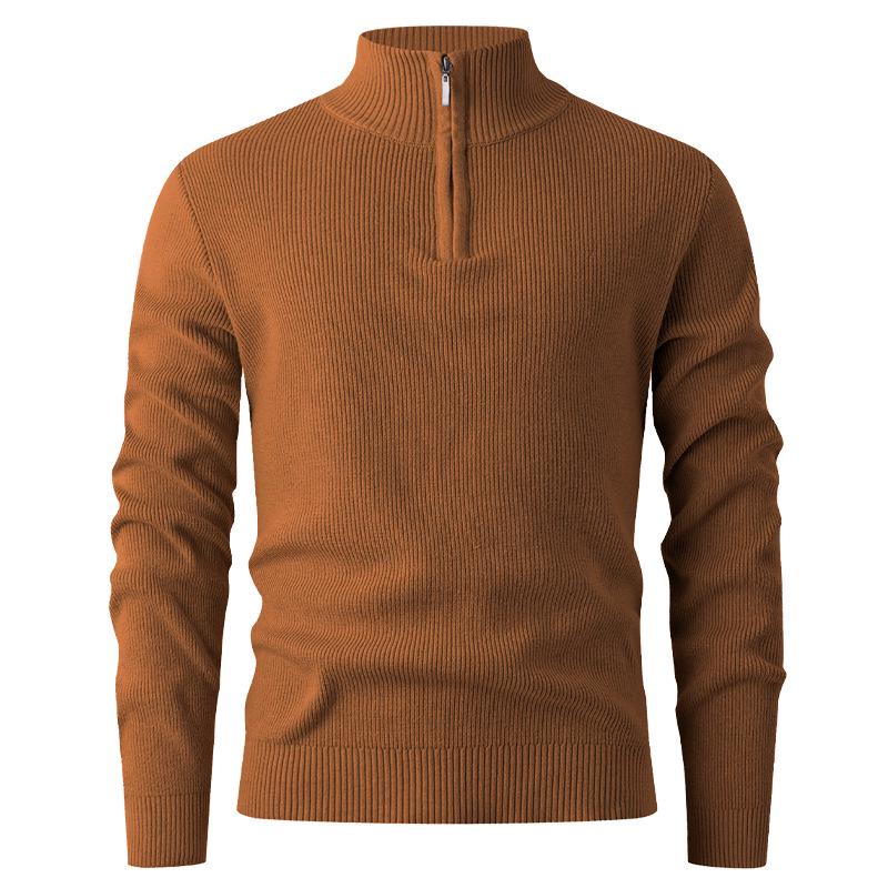 Men s Youthful Casual Knit Half-Zip Sweater XL