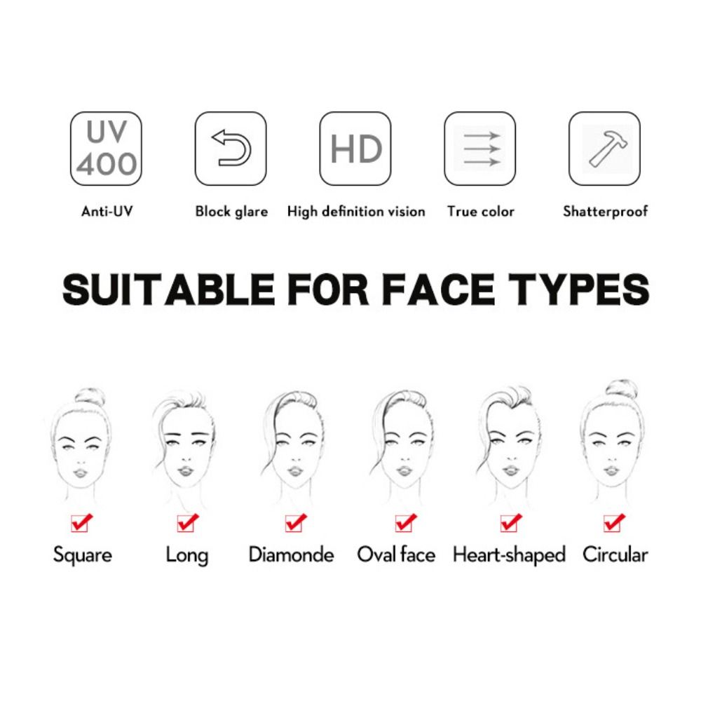 New Oval Frame Glasses Retro Fashion Cat Eye Glasses Plain Glasses Computer Reading Goggles Anti-Blue Light Eyewears