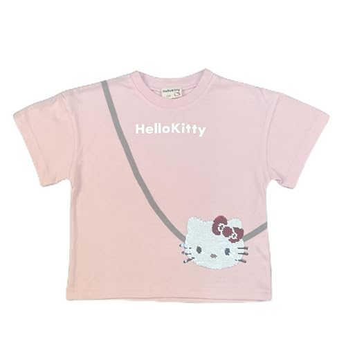 

футболка sanrio hello kitty двусторонние пайетки для девочек розовая