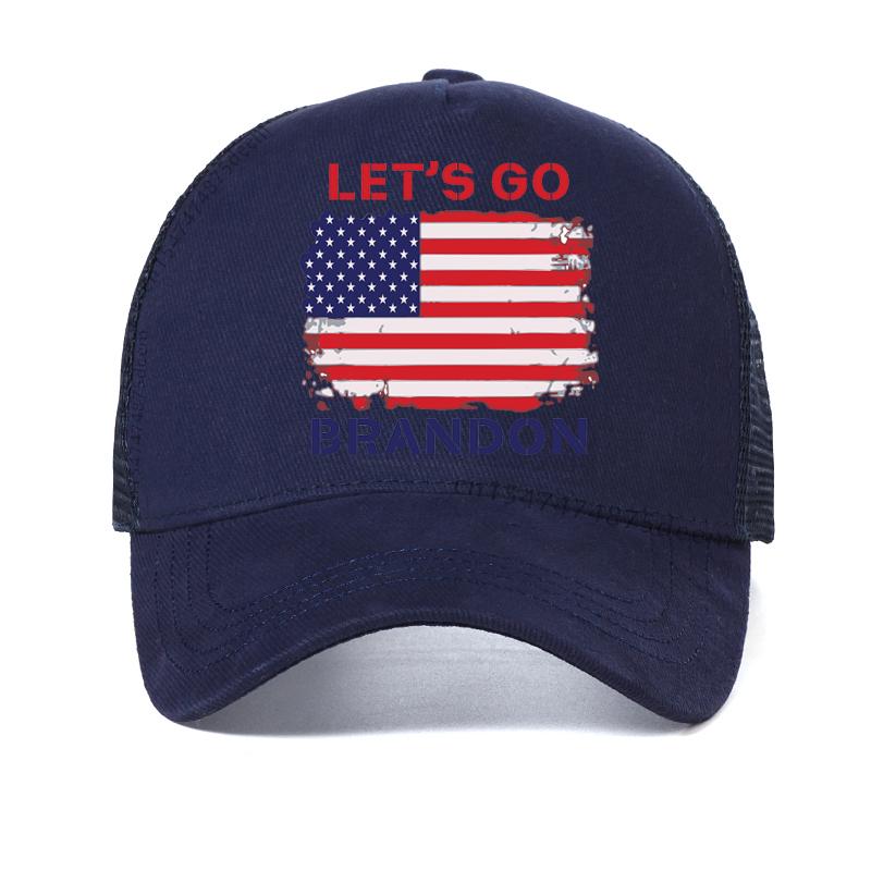 America Let’s Go Brandon Funny Unisex Women Baseball Cap Unisex Casual Adjustable Summer Mesh Breathable Hats