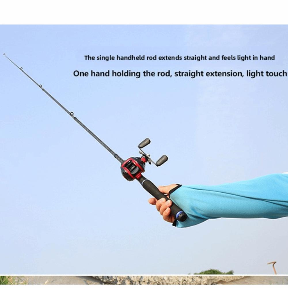 1,65M/1,8M/2,1M Längd Spinnspön Ultralätt Vikt Kolfiber Material Ultralätt Fiskespö Spinn Typ Teleskopisk Design