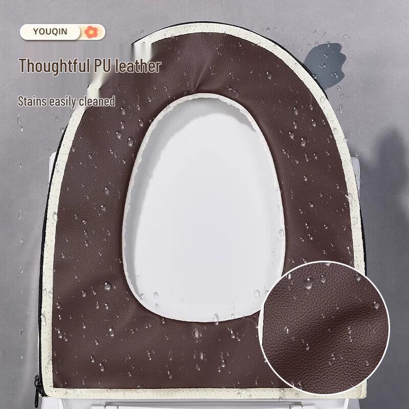 YOUQIN Warm Plush Toilet Seat Covers