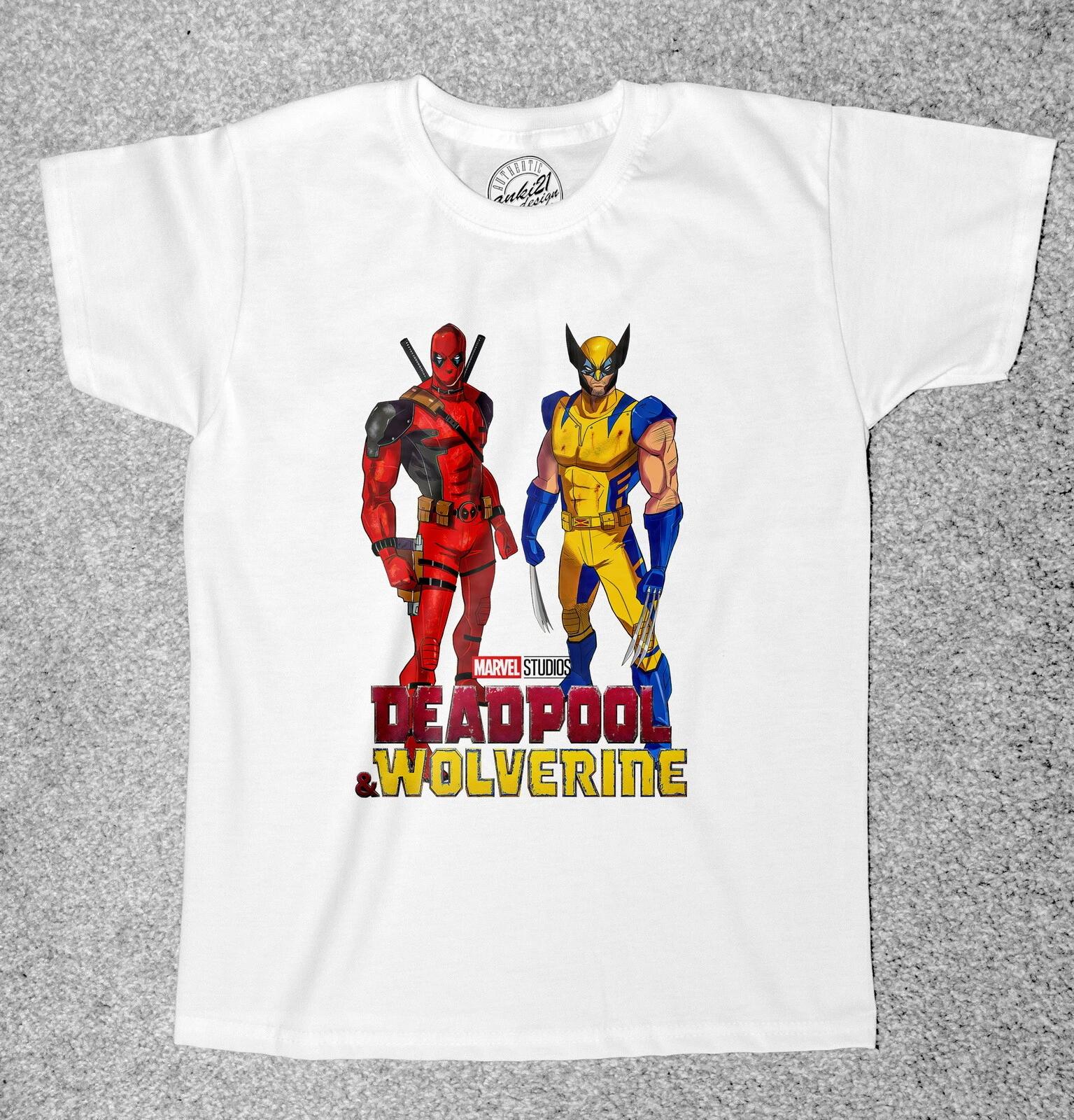 Deadpool and Wolverine 016 Childrens/Kids Adult t shirts/t-shirts 100