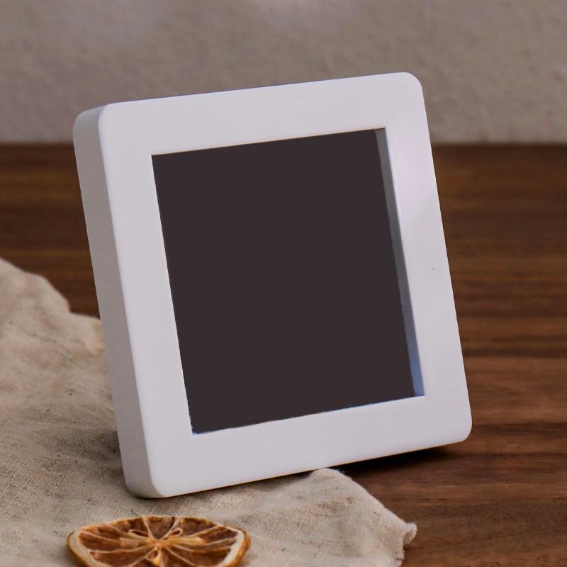 1 Stück Anordnen Dekorieren Holz Bilderrahmen Möbel Mini Bilderrahmen Vintage Bild Bilderrahmen Mini Album Ornament Porta Retrato Baby Bilderrahmen