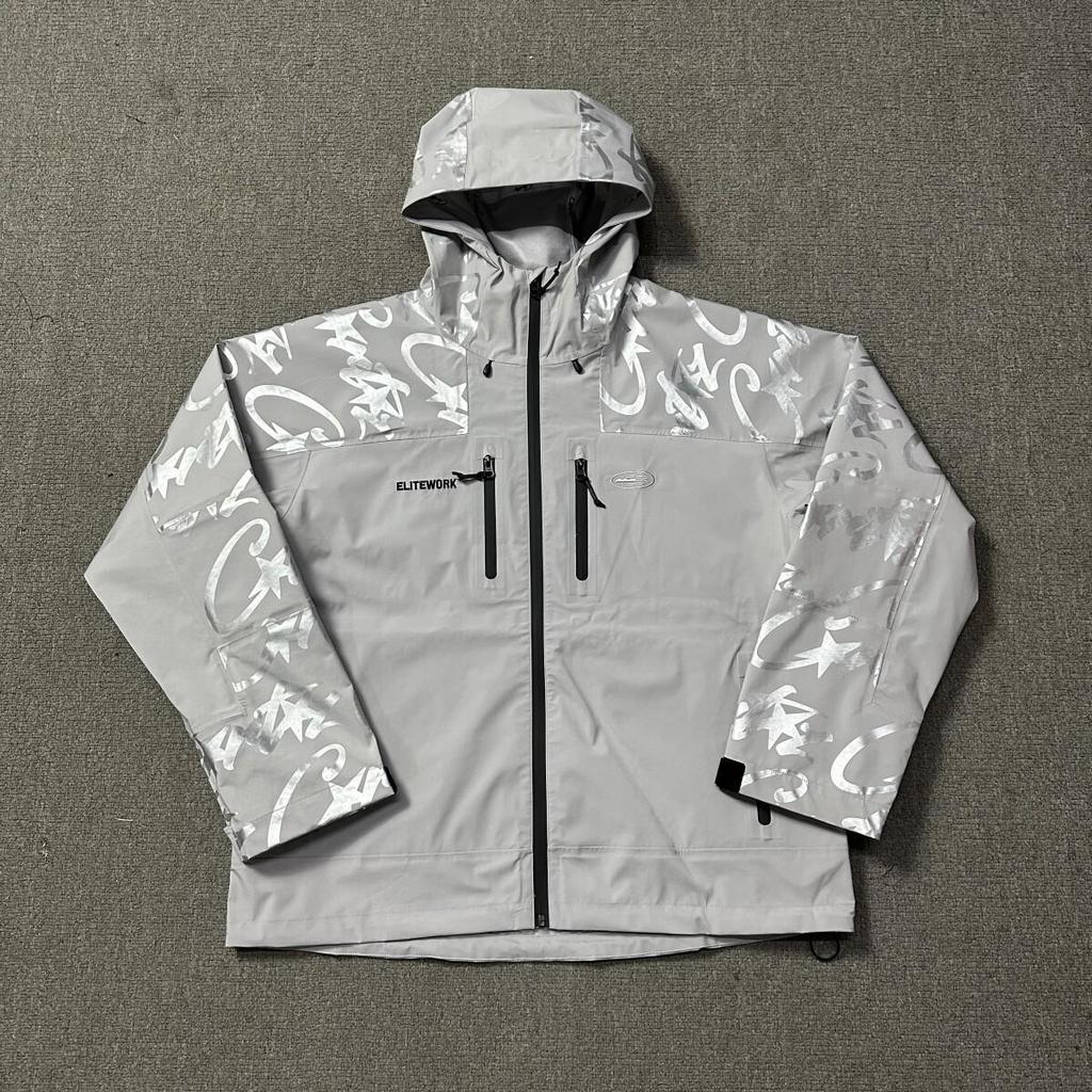 American Trend Demon Island Embroidered Cotton Puffer Jacket - Unisex Casual High Street Style