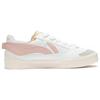 Li Ning Mousse Bath Mumu Slip Resistant Cushioning Low top Skateboard Shoes Women's White Pink AGCT162-2