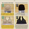 M-3XL Women's Sports Bra Plus Size Wireless Tank Tops Double Layer Seamless Yoga Adjustment Underwear