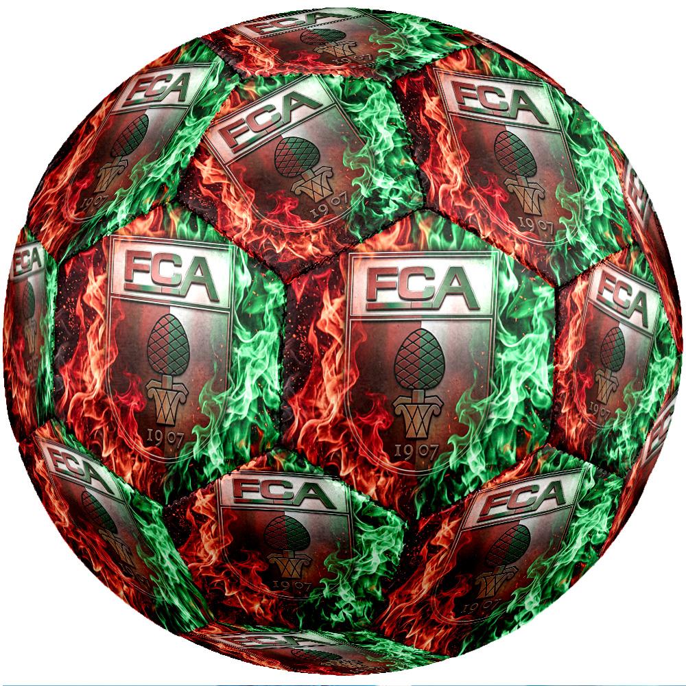FC Augsburg FC Size 5 Standard Football Durable Training Match Soccer Ball for Adult Outdoor Sports