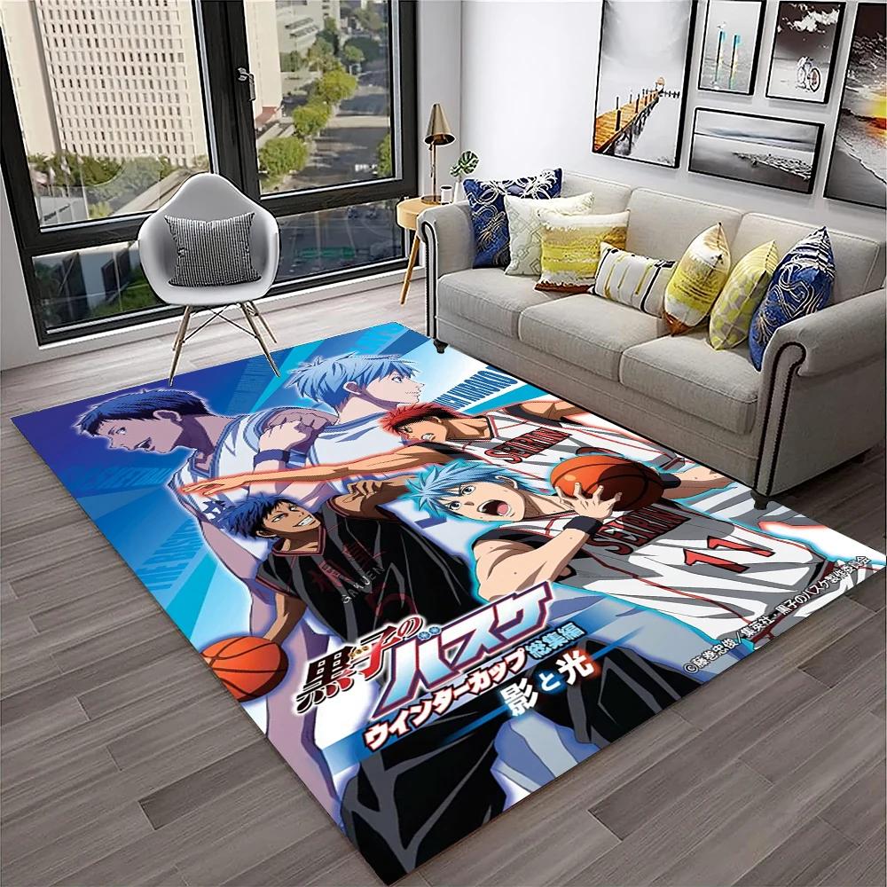3D Anime Kuroko's Basketball Cartoon Carpet Rug for Home Living Room Bedroom Sofa Doormat Decor,kids Area Rug Non-slip Floor Mat