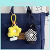 Adorable Floral Plush Keychain With Soft Pp Cotton Filling For Charm And Style