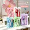 7-in-1 Flower Stationery Set Multi Color Pen Gift Set Kawaii 7 in 1 Pen Set  School Supplies