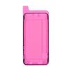 Three-Layer Red Waterproof Adhesive with Light Blue Dustproof Frame for iPhone