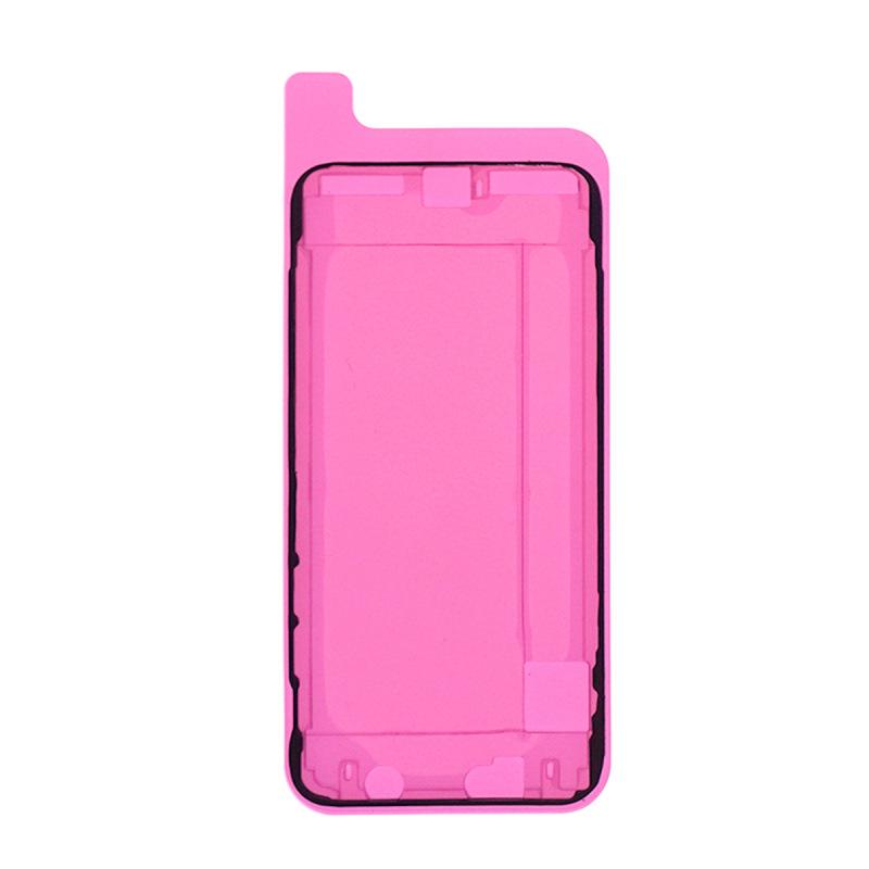 Three-Layer Red Waterproof Adhesive with Light Blue Dustproof Frame for iPhone