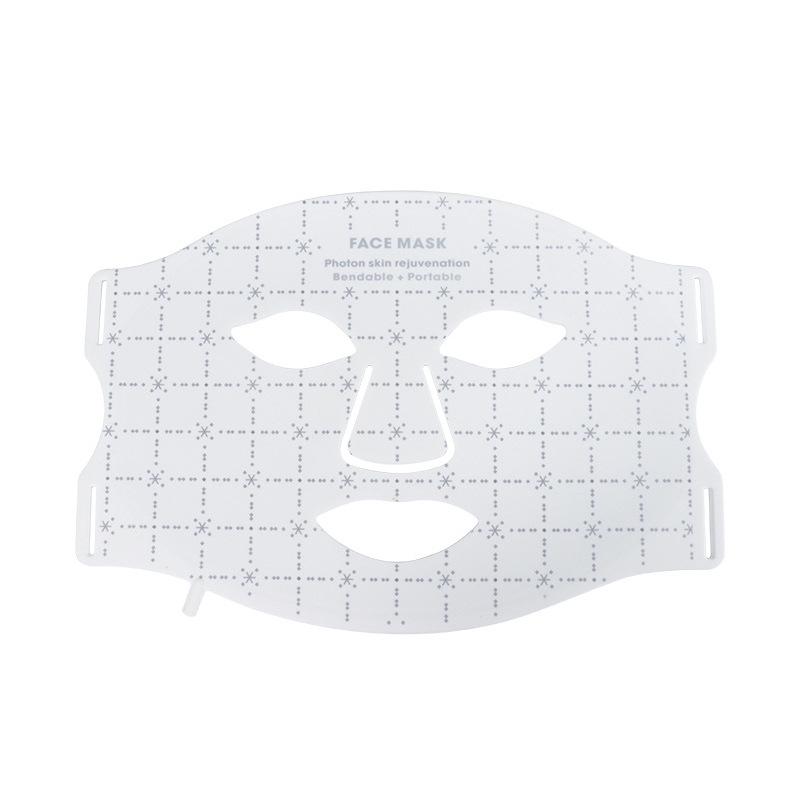 Red Light Beauty Mask & Neck Rejuvenator: LED Silicone Panel for Skin Rejuvenation