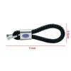 Hot 2025 Hot For Ford New Hand-Woven Key Ring Leather Car KeyChain Waist Keyring For Ford Focus 2 MK2 3 4 ST Mondeo Festiva Fusi