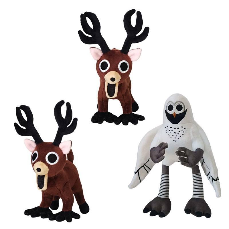 Elk Owl Horror Game Plush Figure Doll For Halloween Decor And Fans Collectible