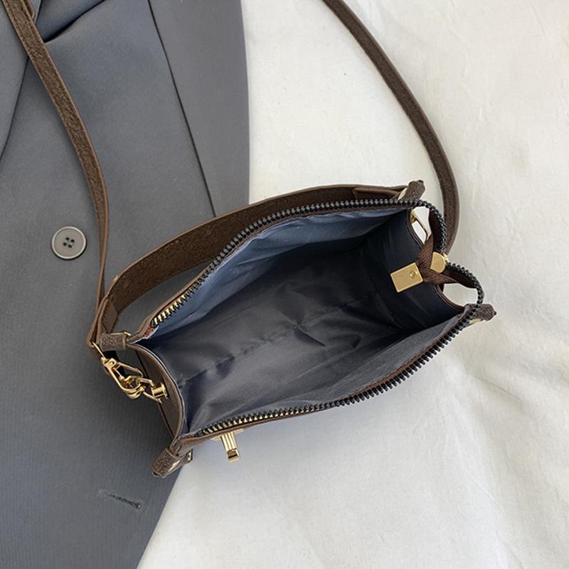 Retro Faux Leather Tote Pillow Bag Stylish Versatile Square Shoulder/crossbody Bag High-quality Mini Boston Bag Elegant Women's Handbag