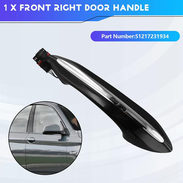 51217231934: Left-Hand Drive BMW Front Right Door Handle None