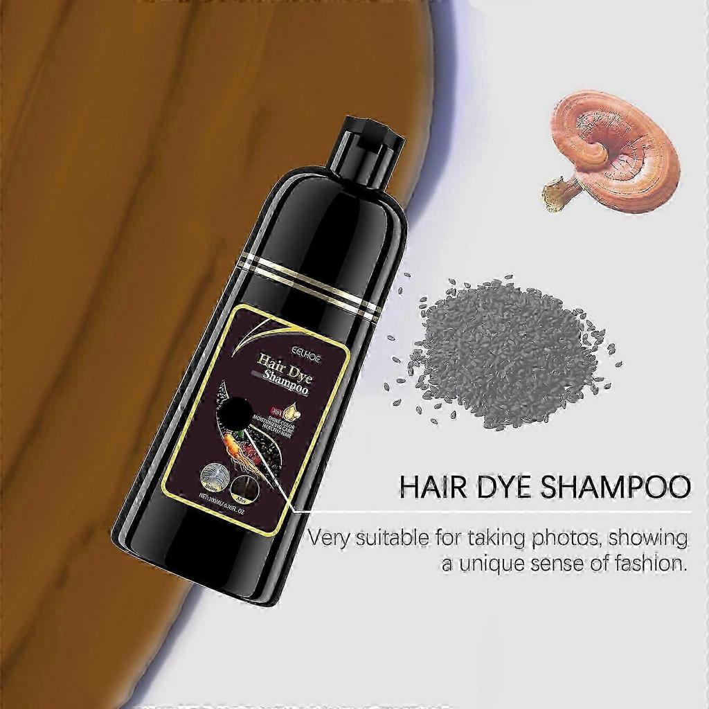 New model EELHOE natural brown hair care shampoo plant extract care DIY hair cleansing herbal essence hair coloring shampoo