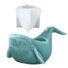 Silicone Handmade Moulds Unique Candle Cup Molds Whale Shape Silicone Candle Holder Molds Crafting Moulds for Candle Cup