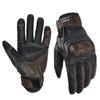 Four Seasons Touch Screen Motorcycle Riding Leather Gloves Men's Anti-Drop Motorcycle Rider Full Finger Gloves
