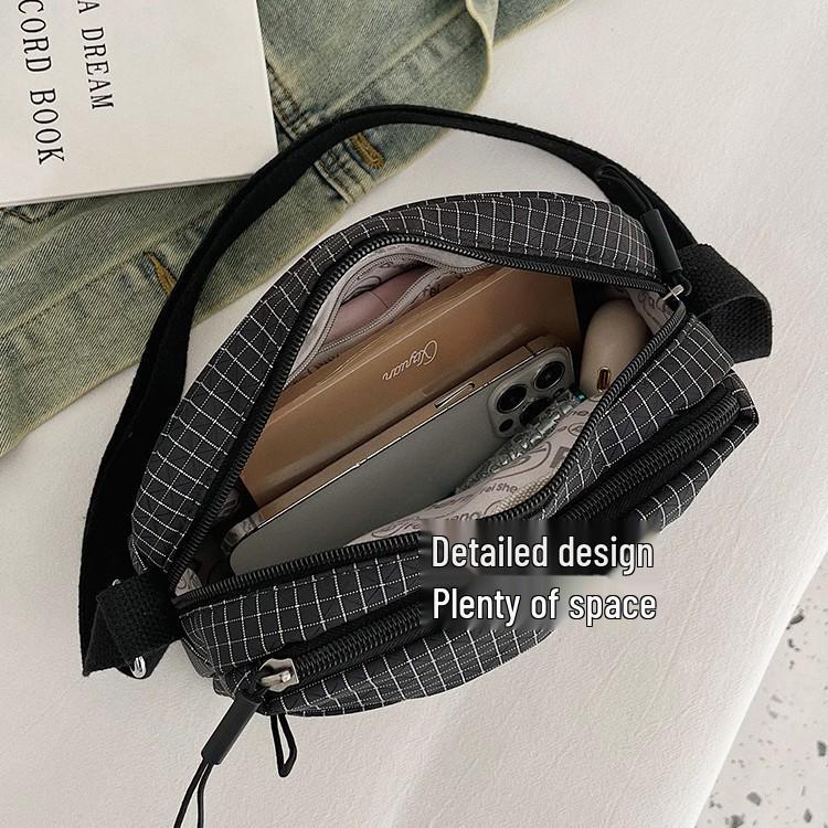 Women's Plaid Lightweight Crossbody Bag - Stylish Small Phone & Shoulder Bag