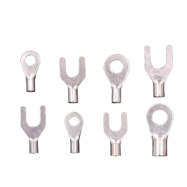 Silver-Plated Brass Terminal Block: Round, U, Y, Fork Type Lug SNB/RNB Open Barrel