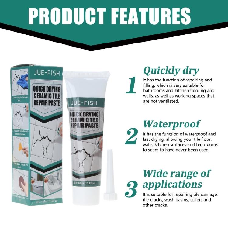 Fast Drying Tile Grout Repair Set Grout Sealer Used for Bathroom Shower Floor
