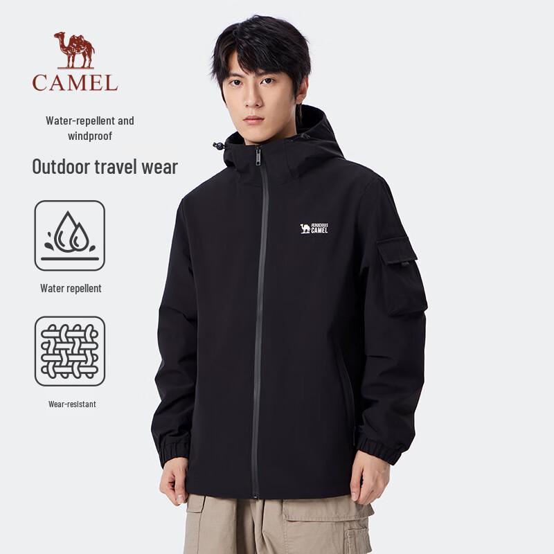 Camel Unisex Splash-Proof Outdoor Hard Shell Jacket