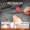 61PCS Thread Chaser Set UNC UNF Metric Thread Restorer Tool Rethreading