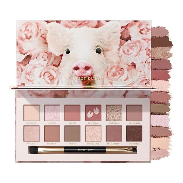 PERFECT DIARY - Explorer Eyeshadow Palette - Rose Pink