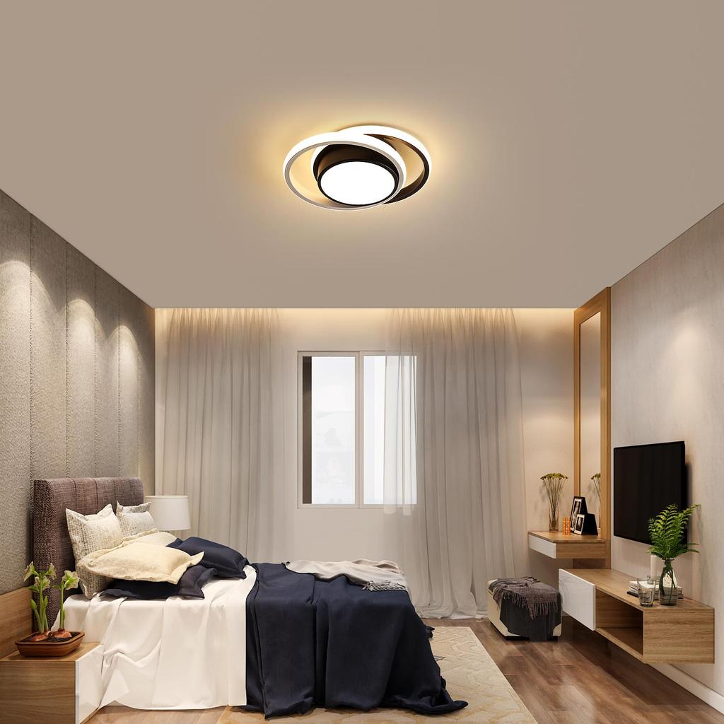 Utoopie 10CM Plafonnier Cristal Lampe de Plafond LED Miroir Carré 5W Lustre Moderne Lumière colorée pour couloir chambre à coucher - Maison