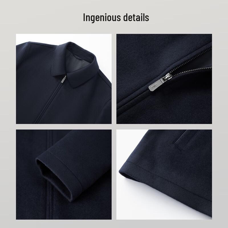 EMZ Men's Wool Blend Business Casual Jacket