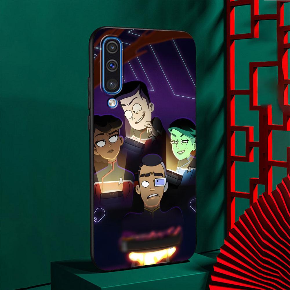 Star Trek Lower Decks Case for Samsung Galaxy A03 A04s A20 A30 A20e A70 A70s A50 A40 A30s A50s A20s A10s TPU Black Phone Cover
