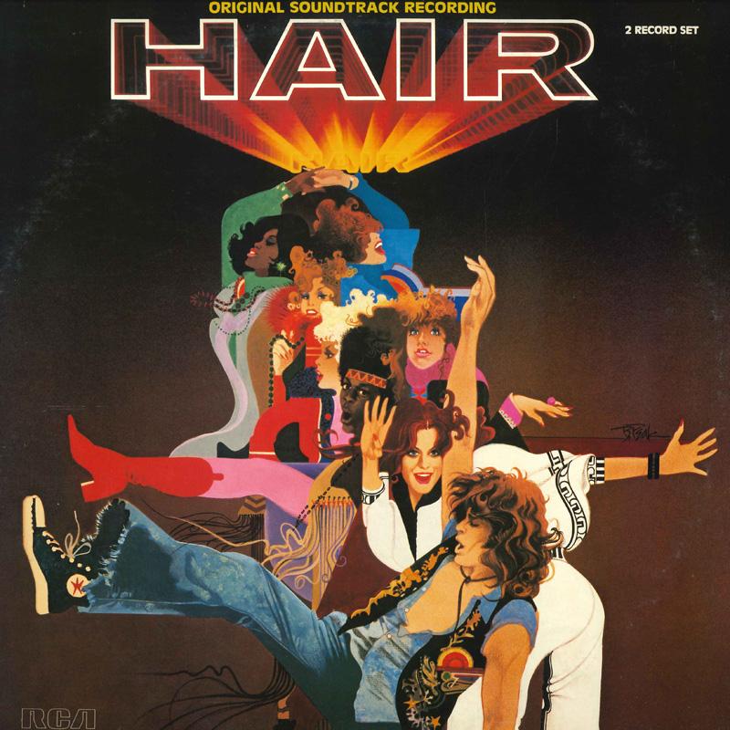 

LP Record OST Hair RCA915758 RCA 1979 Japan Obi Soundtracks Musicals Used