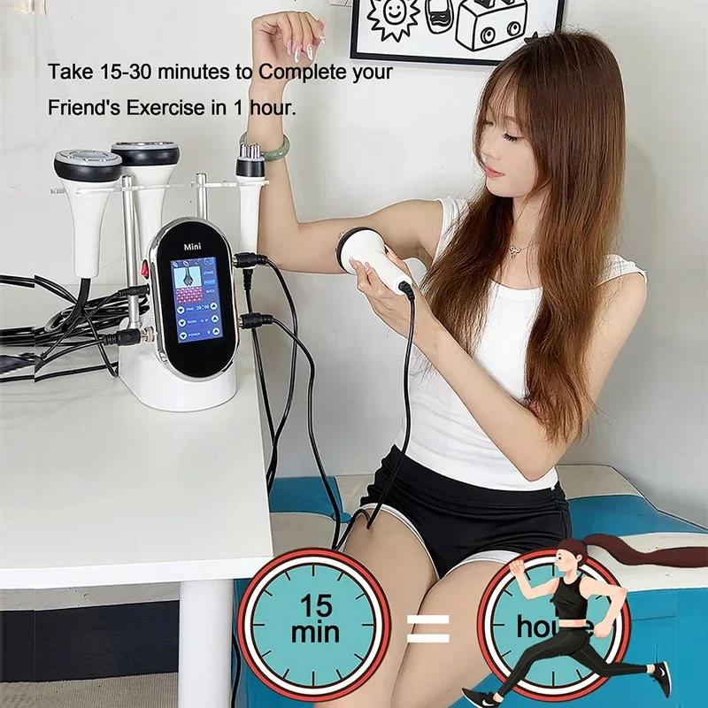 Îngrijire Facială 4 în 1 Cavitație 40K Lipo Slăbire Ultrasunete Liposucție Cavitație Mașină Strângere Piele Lifting Dispozitiv de Frumusețe