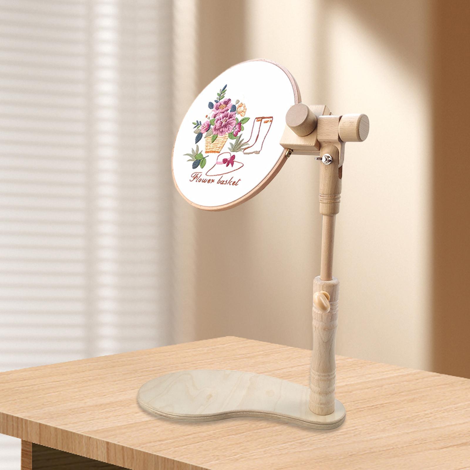 

Cross Stitching Stand Beech Wood Handy Sewing Accessories Wooden Embroidery Stand For Handy Sewing Hand Projects Handicrafts CN