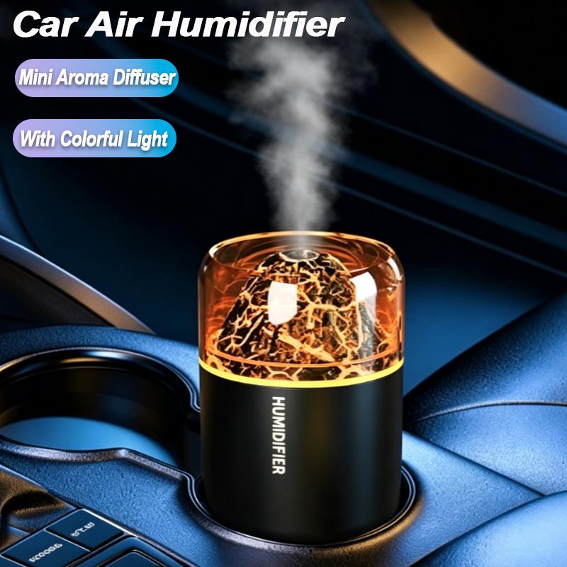 180ML Car Mini Air Humidifier Aroma Diffuser Perfume Air Humidifier Essential Oil Purifier Aromatherapy Car Interior Accessories