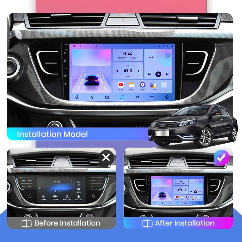 Autoradio Android Auto Carplay Für Geely Atlas NL-3 2016-2020 Multimedia-Player Head Unit Stereo GPS Navigation BT WIFI 1 + 16GB