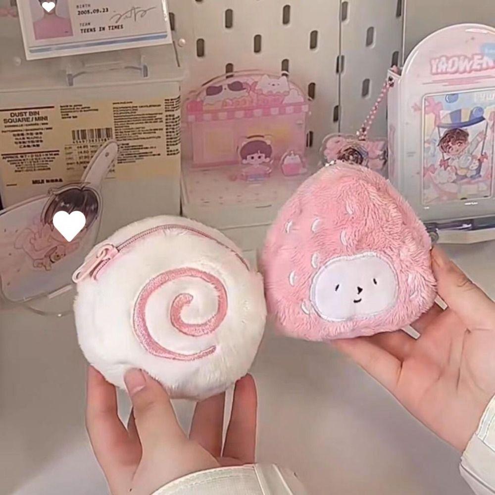 

Розовый кулон в форме сердца девушки, розовый, зеленый, дыня, кошелек для монет, подвеска для телефона с едой, пара