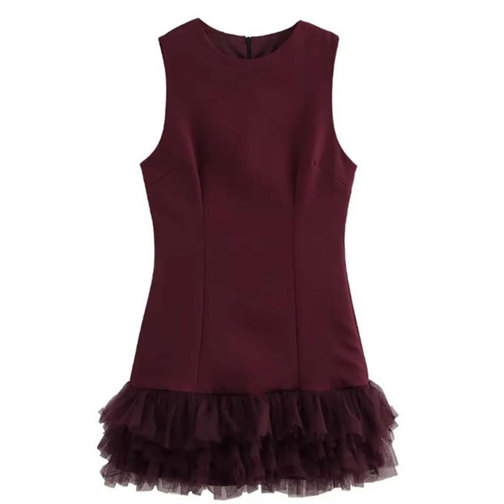 Damen Sommerkleider Lockerer U-Ausschnitt Ärmelloses Sommerkleid Kleid Mit Taschen