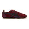 ONITSUKA TIGER Runspark Abriebfeste Low Top Freizeitschuhe Unisex Burgunderfarbene Sneaker 1183C536-500