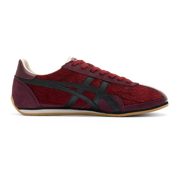 ONITSUKA TIGER Runspark Abriebfeste Low Top Freizeitschuhe Unisex Burgunderfarbene Sneaker 1183C536-500