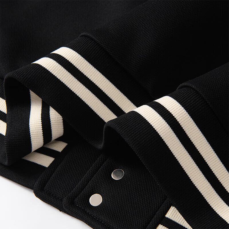 Men's Color-Blocked Retro Baseball Jacket